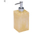 500ml Empty Hand Sanitizer Bottle Refillable Versatile Resin Marbling Press Lotion Dispenser for Bathroom