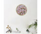 6inch Photo Frame Smooth Surface Fine Workmanship Round Wall Mounted Picture Storage Holder Home Supply - Golden