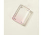 Card Brick grip Suction Transparent Visible DIY Store Photos Gradient Color Flowing Sand Mahjong Size Card Case Album Home Supply - Pink