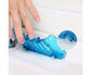 Kitchen Basin Sink Soap Dish Tray Water Draining Holder Suction Cup Bathroom Box-Pink