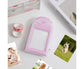 Photo Album Large Capacity Waterproof Insert Type PVC 3 Inch 40 Pages Picture Album  Card Storage Binder Friends Gift - Pink