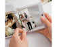 Photo Album Large Capacity Waterproof Insert Type PVC 3 Inch 40 Pages Picture Album  Card Storage Binder Friends Gift - Pink