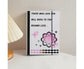 Photo Album with Lanyard 6 Holes Loose-leaf Type 3 Inches Album Collection Book Student Supplies - White