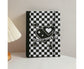 Photo Album with Lanyard 6 Holes Loose-leaf Type 3 Inches Album Collection Book Student Supplieslack White