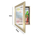 Picture Frame Front-Opening Shatter Resistant Decorative Changeable Not Easily Deformed Display Photo Easy to Use babies Artwork Picture Frame Home Decor - Golden