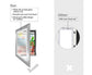 Picture Frame Front-Opening Shatter Resistant Decorative Changeable Not Easily Deformed Display Photo Easy to Use babies Artwork Picture Frame Home Decor - Silver