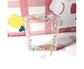 Sign Stand Ornament Irregular Wave Edge Acrylic Flower Pattern Surrounding 3 Inch  Album Photocard Stand Household Use