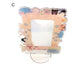 Sign Stand Ornament Irregular Wave Edge Acrylic Flower Pattern Surrounding 3 Inch  Album Photocard Stand Household Use