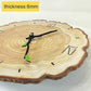 Silent Vintage Wall Clock Wood Wall Clock, Kitchen Wall Clock, Retro Vintage Wall Clock for Home Living Room Kitchen 28x30cm
