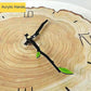 Silent Vintage Wall Clock Wood Wall Clock, Kitchen Wall Clock, Retro Vintage Wall Clock for Home Living Room Kitchen 28x30cm