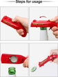 Beautiful Gift 2 Pack Beer Bottle Opener Cap Gun,Kitchen Gadgets Novelty Unique Gifts for Men