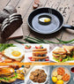Stainless Steel Egg Rings, Omelette Mold, Non-Stick Egg Rings with Folding Handles, Round Egg Rings