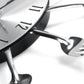 Stainless Steel Kitchen Utensils Clock For Kitchen  Indoor And Outdoor Kitchen Cutlery Silver Wall Clock With Tinted Forks Spoons Spatula