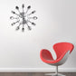 Stainless Steel Kitchen Utensils Clock For Kitchen  Indoor And Outdoor Kitchen Cutlery Silver Wall Clock With Tinted Forks Spoons Spatula