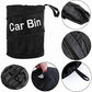 Black Portable Collapsible Car Bin | Trash Can| Bin| Car Bin | Car Accessories | Rubbish Bin | Car Gadgets | Storage Basket | Pop-up Leak Proof Trash