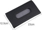 Car Visor Tissue Box Multifunctional Car Tissue Holder PU Leather Backseat Sun Visor Tissue Holder for Car Accessories (black)