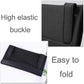 Car Visor Tissue Box Multifunctional Car Tissue Holder PU Leather Backseat Sun Visor Tissue Holder for Car Accessories (black)