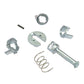 1set Auto Car Front Left Right Door Lock Cylinder Repair Kit Replacement Parts For BMW E46 3 SERIES Car Accessories