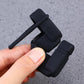 Vehicle chair Belt Buckle Silicone Case Clip Case security Belt Accessory (Black)