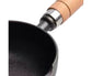 Cast Iron Pot, Even Heating Multifunctional Non-Stick Stir Fry Pan, 11 x 4cm