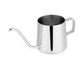 Stainless Steel Drip Coffee Pot, Gooseneck Spout, Tea Tool, Silver, 250ml