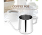 Stainless Steel Drip Coffee Pot, Gooseneck Spout, Tea Tool, Silver, 250ml