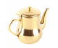 Stainless Steel Tea Pot with Filter, Rust-Proof, Durable Oil Strainer Pot for Hotels & Homes, 500ml, Gold