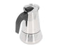 Stovetop Coffee Maker, Large Capacity Stainless Steel Moka Pot, 4 Cups, 400ml