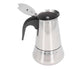 Stovetop Coffee Maker, Large Capacity Stainless Steel Moka Pot, 4 Cups, 400ml
