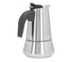 Stovetop Coffee Maker, Large Capacity Stainless Steel Moka Pot, 4 Cups, 400ml