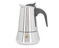 Stovetop Coffee Maker, Large Capacity Stainless Steel Moka Pot, 4 Cups, 400ml