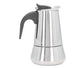 Stovetop Coffee Maker, Large Capacity Stainless Steel Moka Pot, 4 Cups, 400ml