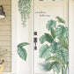 Plant Wall Sticker Back Bamboo Garden Wallpaper Small Fresh Door Decoration Sticker Wall Stickers