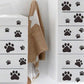 Dog Puppy Removable Vinyl Wall Sticker Dog Paw Prints Decoration