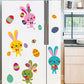 Holiday Ornaments Easter Day Stickers Window Glass Stickers Fridge Stickers