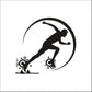 Running Home Decor Wallpaper Wall Stickers 61x71cm