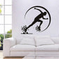 Running Home Decor Wallpaper Wall Stickers 61x71cm