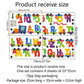 Colorful Animal Alphabet Abc babies Wall Stickers Peel And Stick Decals Removable Nursery Bedroom Living Room Art Murals