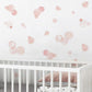 A Set Of Cute Pink Dots Wall Stickers Wall Sticker Wall Decoration