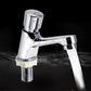 Time Delay Push Faucet, Cold Water Push Faucet Bathroom Sink Faucets Bathroom Faucet Cold Water Hand Wash Faucet for Bathroom and Kitchen