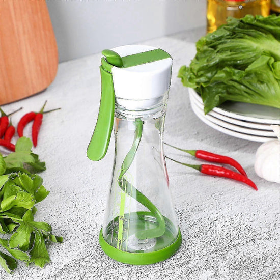 Salad Dressing Mixing Jar Manual Blender Container for Home Kitchen
