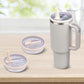 For Stanley 40oz Cup Straw Lid 4pcs /Set White