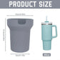 Silicone Boot for Stanley 40 oz Tumbler with Handle - Water Bottle Bottom Cover Fits Stanley Cup Accessories