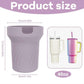 Silicone Boot for Stanley 40 oz Tumbler with Handle - Water Bottle Bottom Cover Fits Stanley Cup Accessories