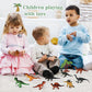 Mini Dinosaur Toys, 12 Piece Dinosaurs Play Set, Mini Dinosaur Figures Plastic Dinosaur Toys Model Play Set, Realist Dinosaur Figures Cake Topper