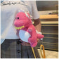 Dinosaur Plush Kawaii Plush Stuffed Dinosaur Plush Shoulder Bag With Dinosaur