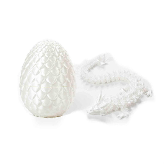 3D Printed Dragon in Egg, Full Articulated Dragon Crystal Dragon with Dragon Egg,50% Offer