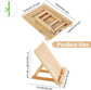Bamboo Adjustable Foldable Tablet & Book Stand