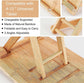 Bamboo Adjustable Foldable Tablet & Book Stand