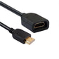 10cm HDMI Male to Female Extension Cable